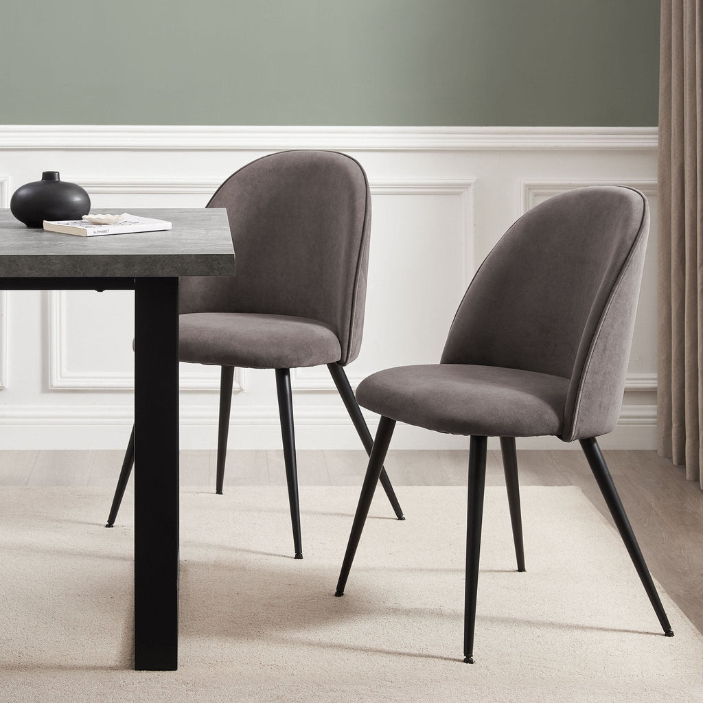 Dusklia - Iris Set of 2 Dining Chairs - Taupe