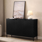 Dusklia - Isabella 3 Door Sideboard - Black