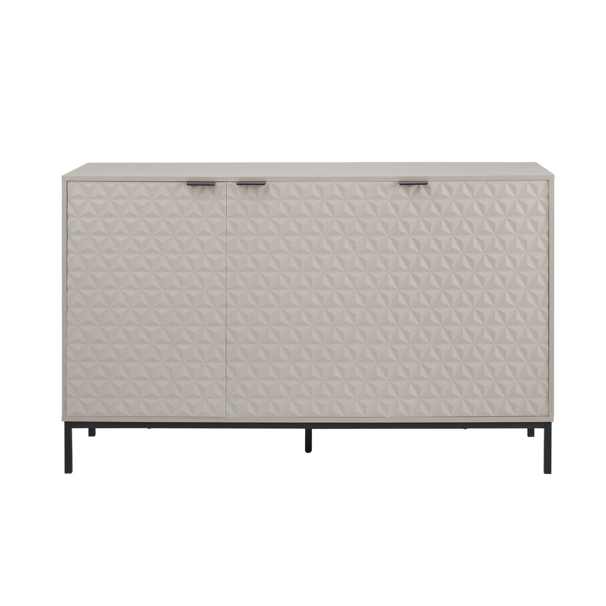 Dusklia - Isabella 3 Door Sideboard - Taupe
