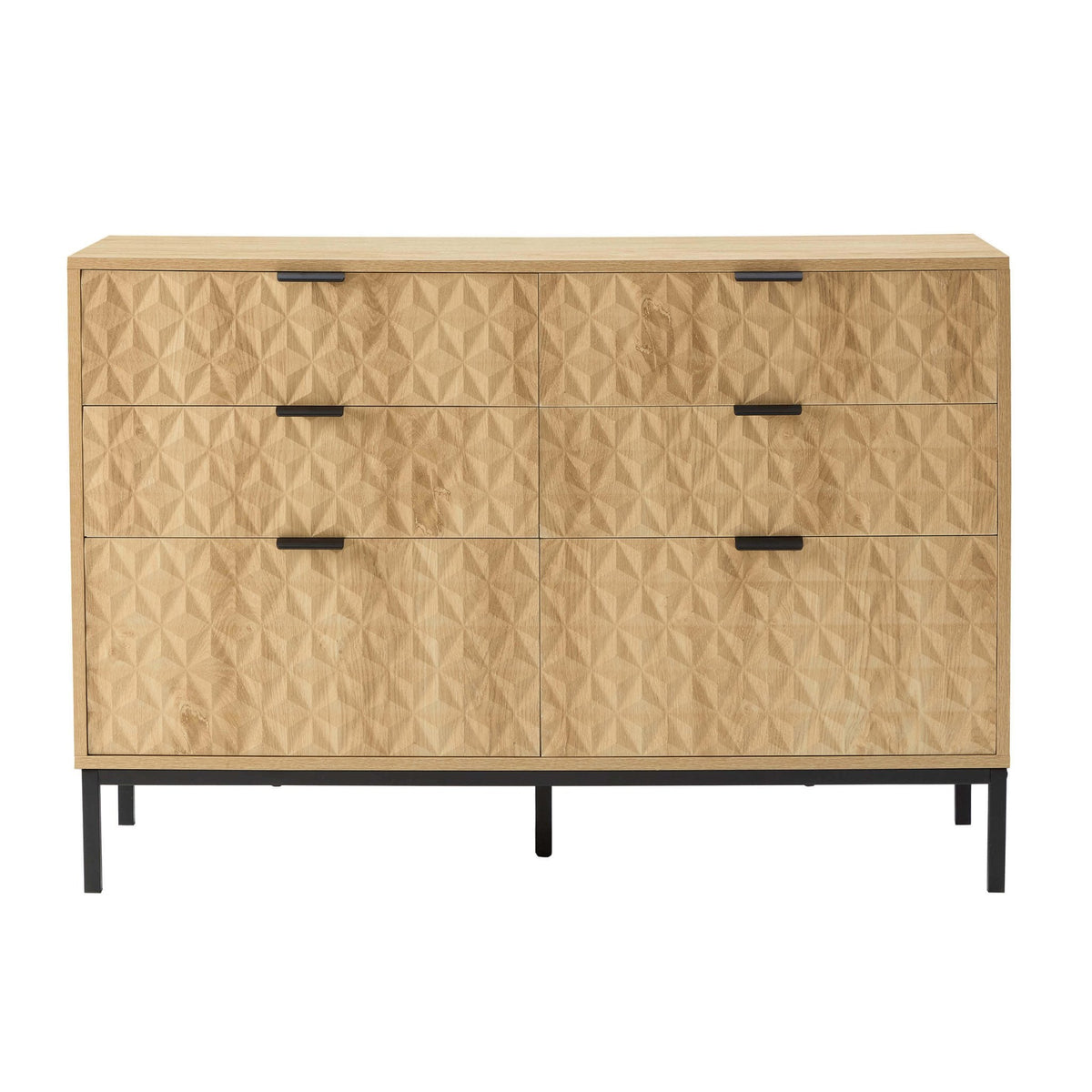 Dusklia - Isabella 6 Drawer Chest - Light Wood