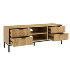 Dusklia - Isabella TV Unit  for TVs up to 60- Light Wood