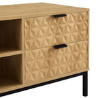 Dusklia - Isabella TV Unit  for TVs up to 60- Light Wood