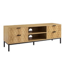 Dusklia - Isabella TV Unit  for TVs up to 60- Light Wood