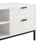 Dusklia - Isabella TV Unit  for TVs up to 60- White