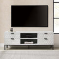 Dusklia - Isabella TV Unit  for TVs up to 60- White