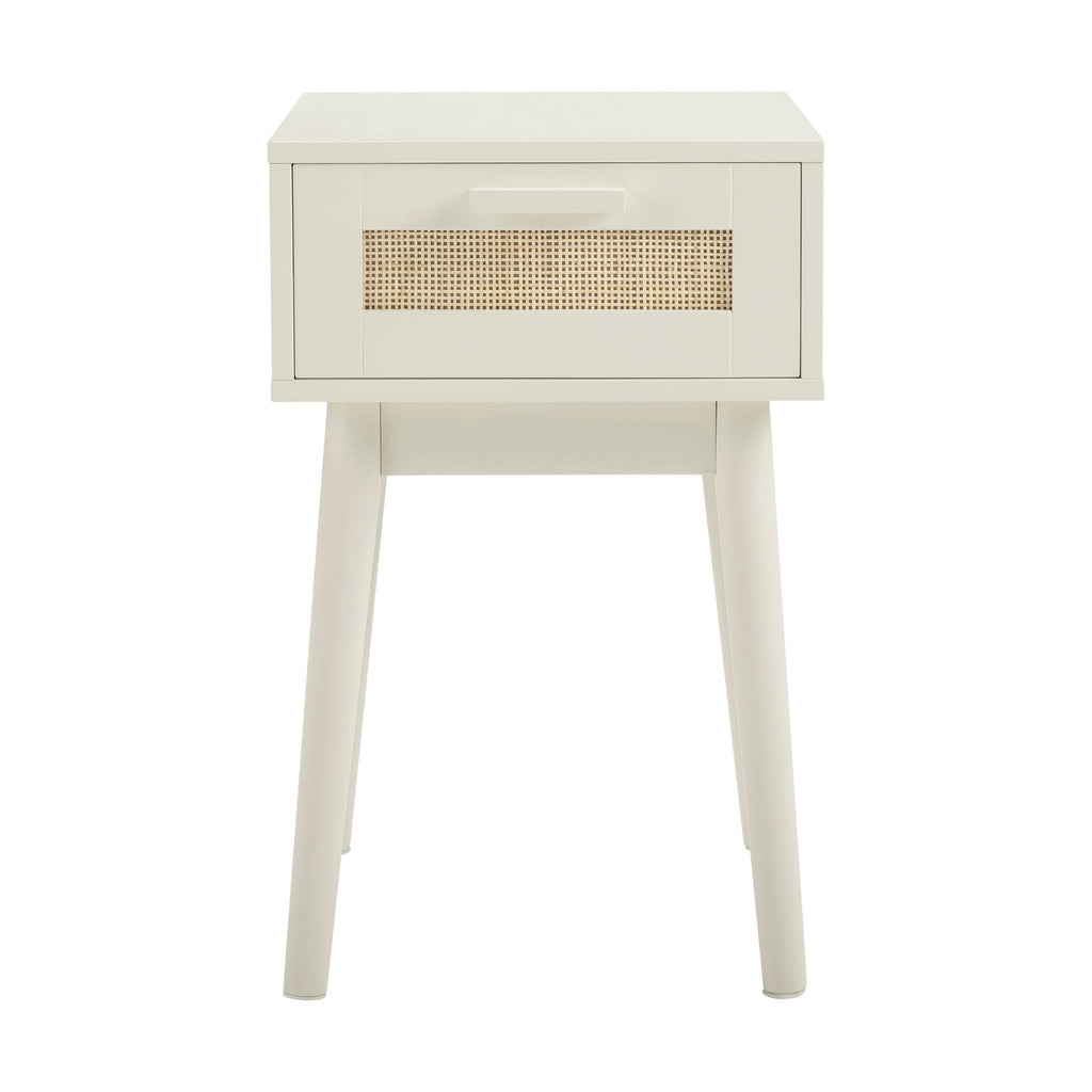 Dusklia - Isla 1 Drawer Nightstand - Cream