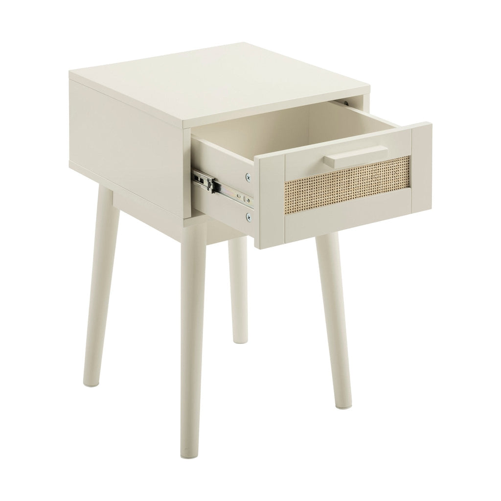 Dusklia - Isla 1 Drawer Nightstand - Cream