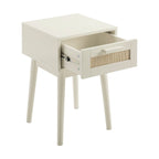Dusklia - Isla 1 Drawer Nightstand - Cream