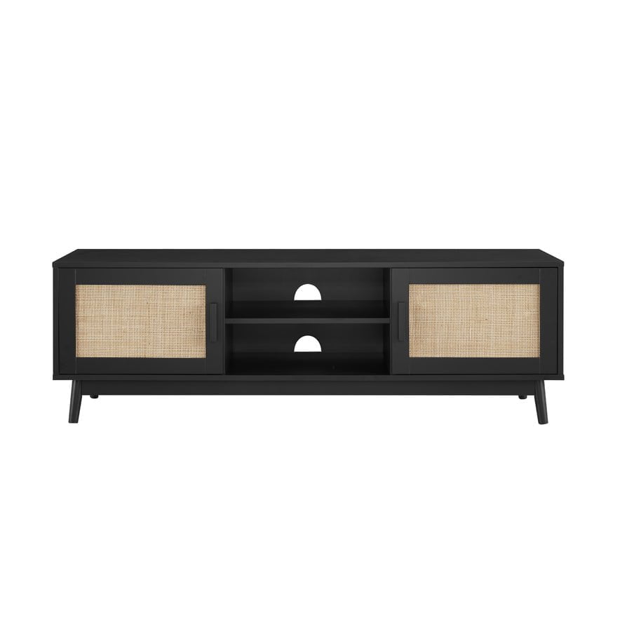 Dusklia - Isla TV Unit for TVs up to 60- Black