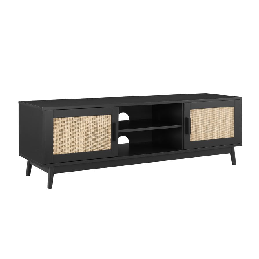 Dusklia - Isla TV Unit for TVs up to 60- Black