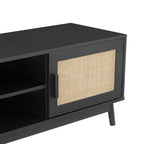 Dusklia - Isla TV Unit for TVs up to 60- Black