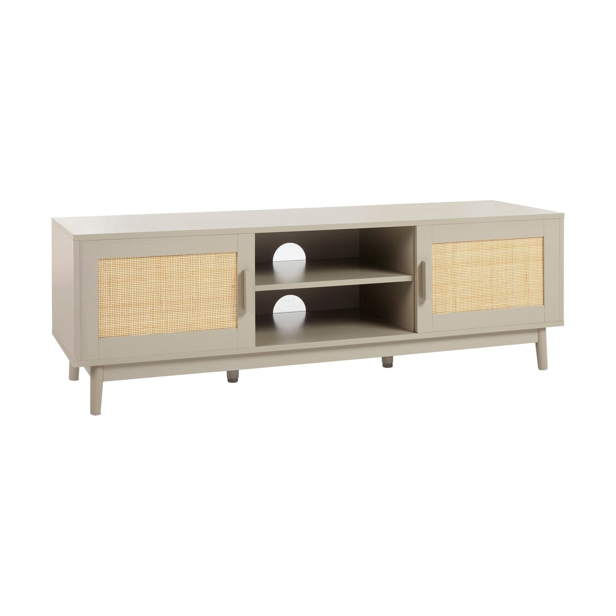 Dusklia - Isla TV Unit for TVs up to 60- Taupe