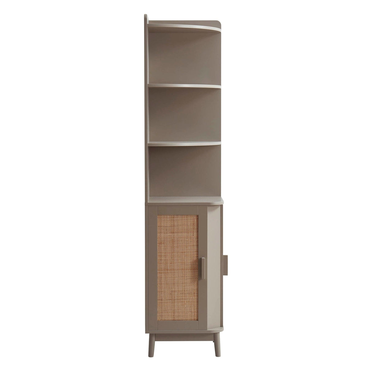Dusklia - Isla Corner Storage Unit - Taupe