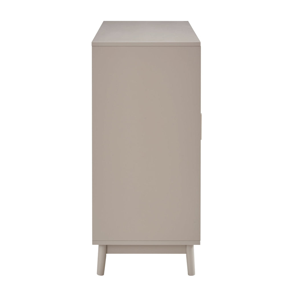 Dusklia - Isla Drinks Cabinet - Taupe