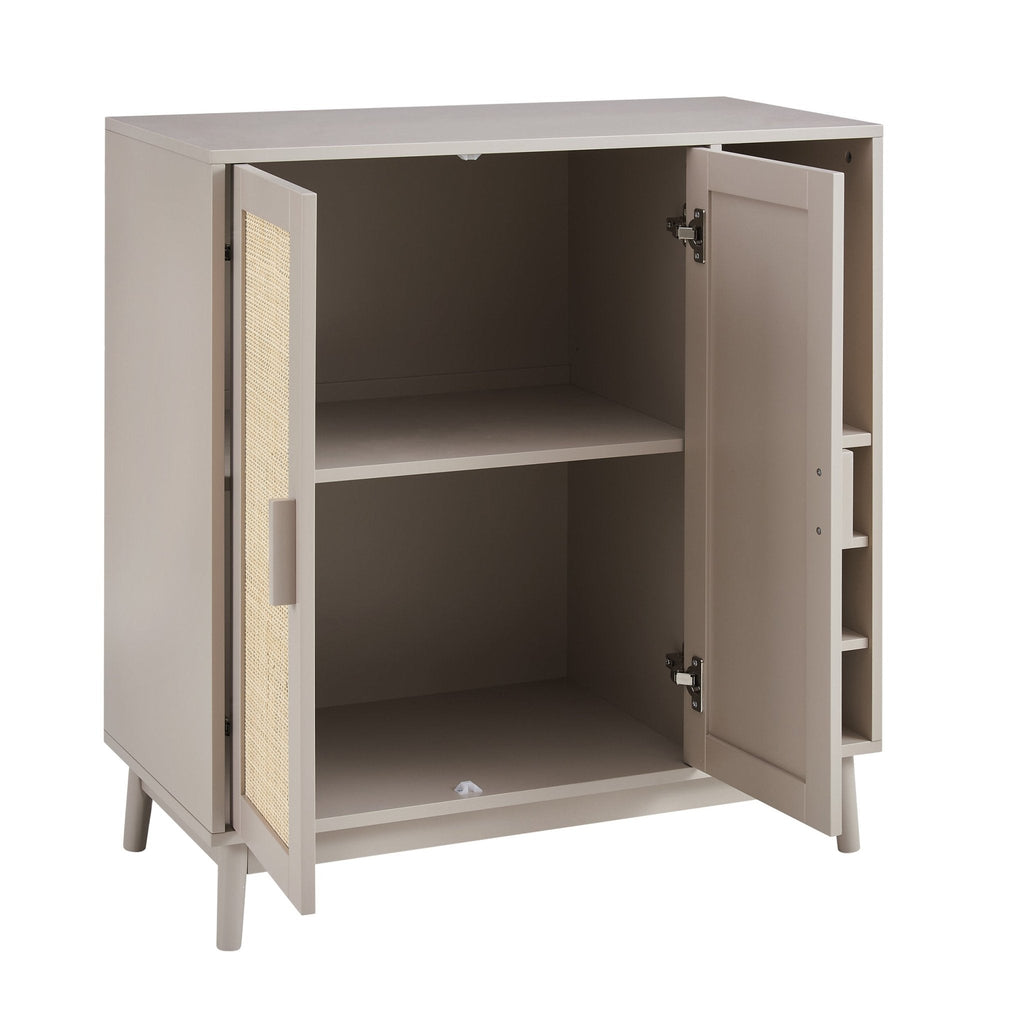 Dusklia - Isla Drinks Cabinet - Taupe