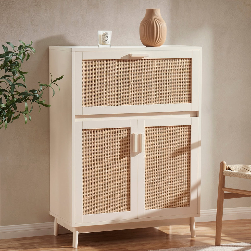 Dusklia - Isla Hideaway Desk - Cream