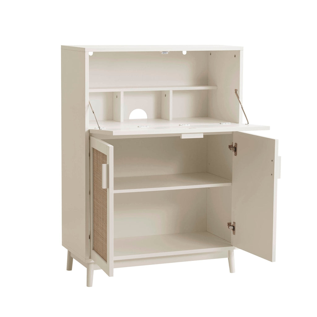 Dusklia - Isla Hideaway Desk - Cream