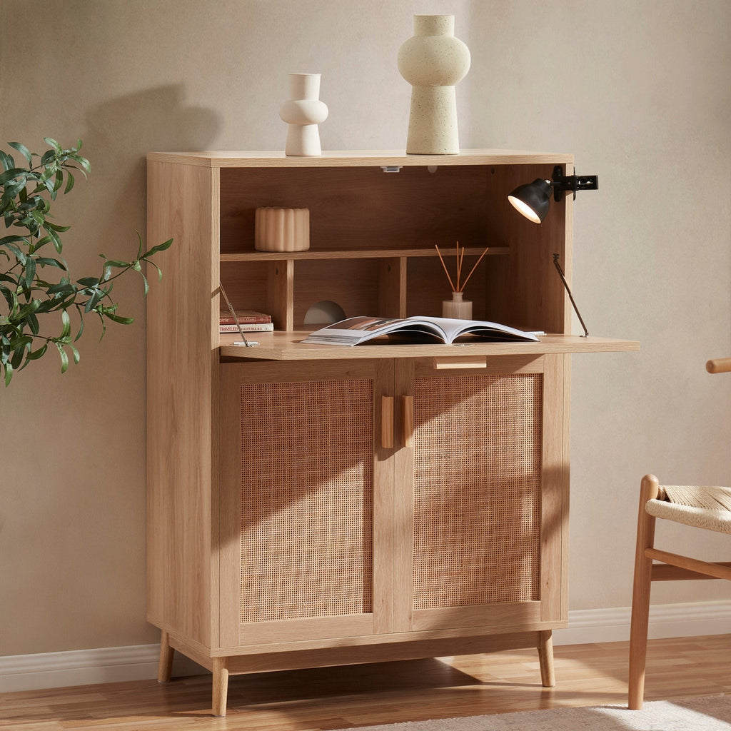 Dusklia - Isla Hideaway Desk - Natural