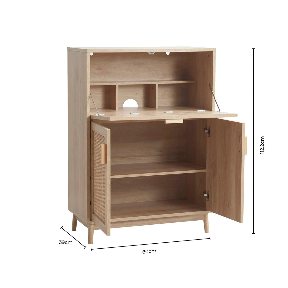 Dusklia - Isla Hideaway Desk - Cream