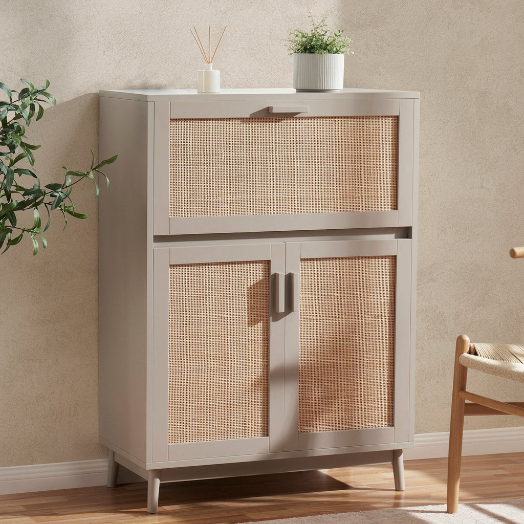 Dusklia - Isla Hideaway Desk - Taupe