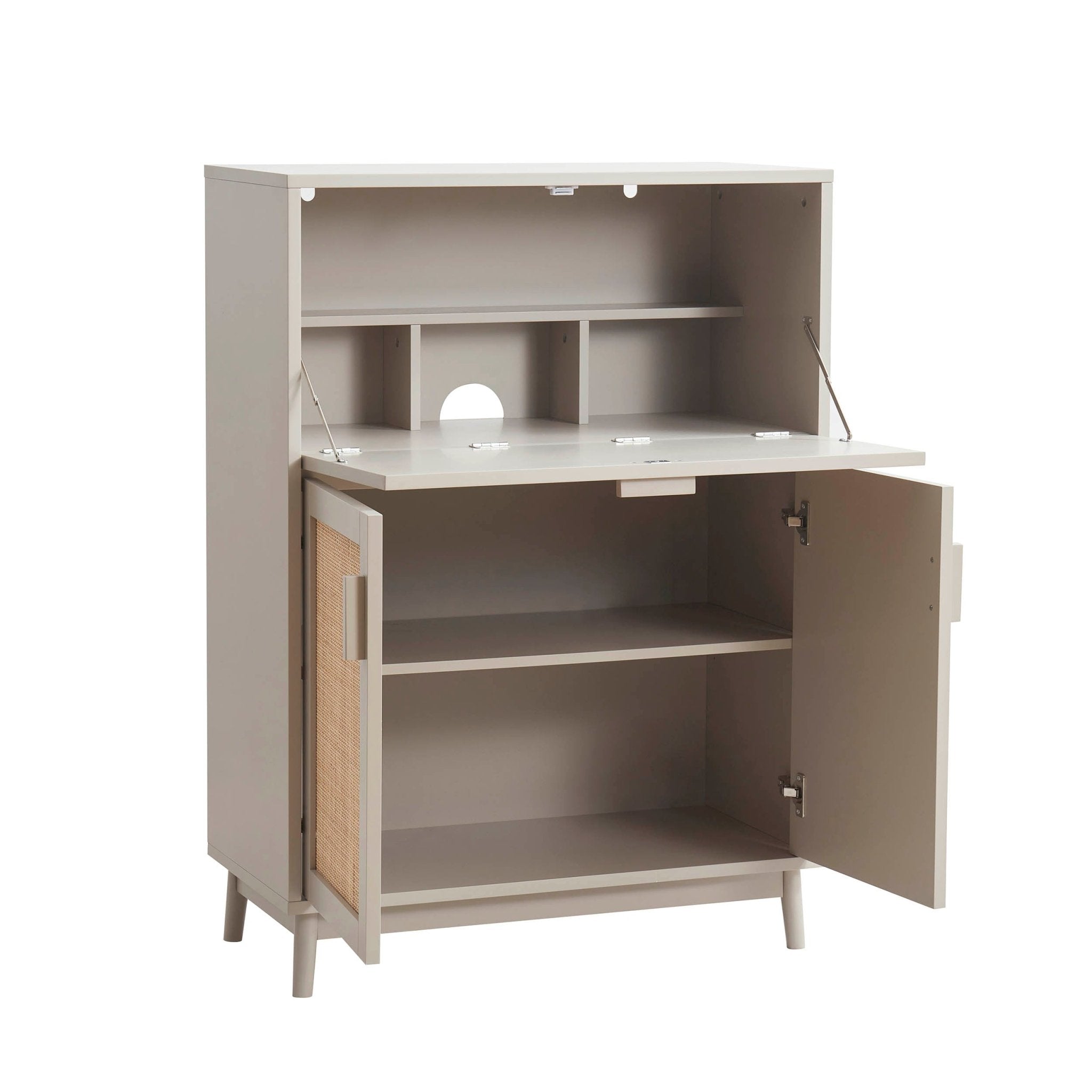 Dusklia - Isla Hideaway Desk - Taupe