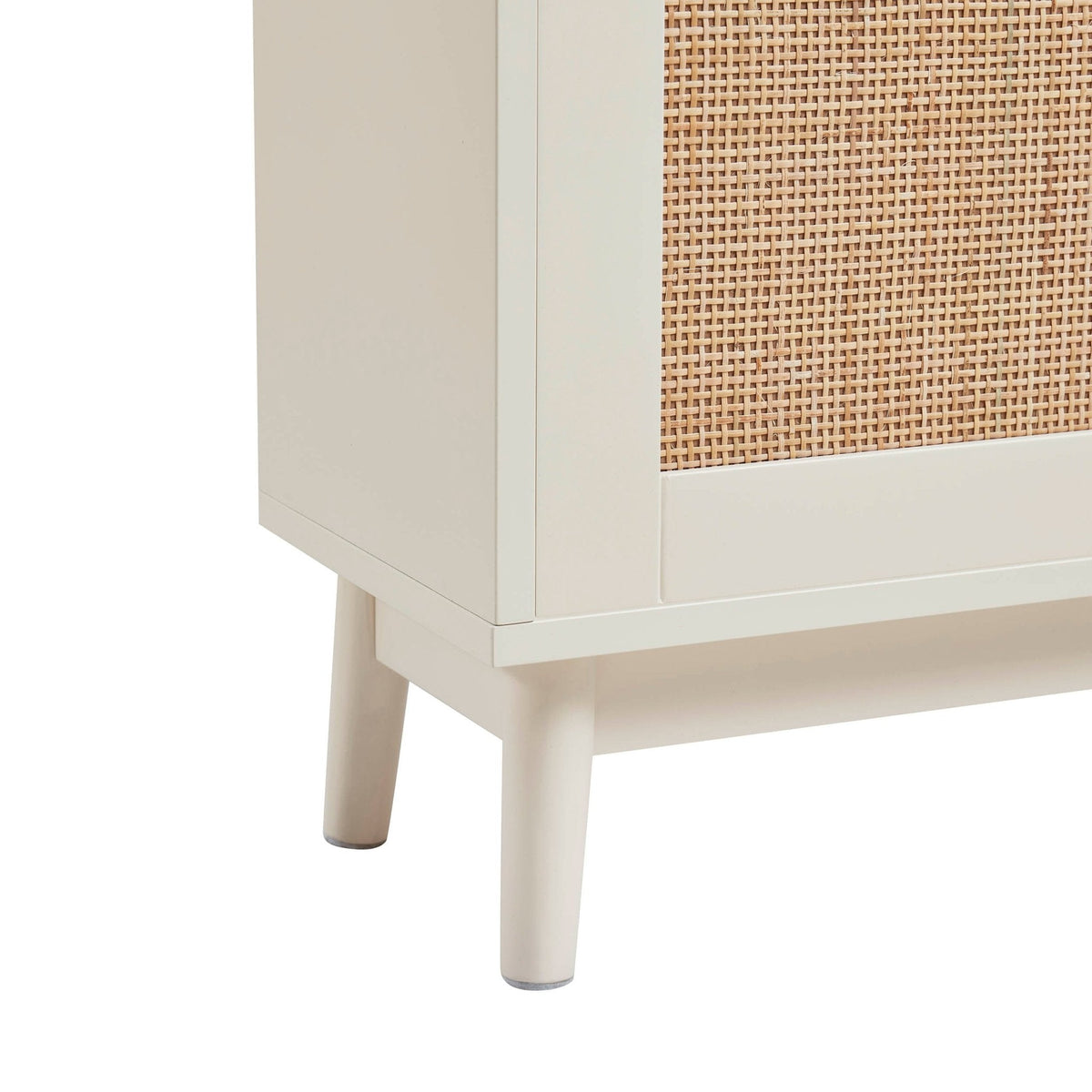 Dusklia - Isla Shoe Cabinet - Cream