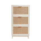 Dusklia - Isla Shoe Cabinet - Cream