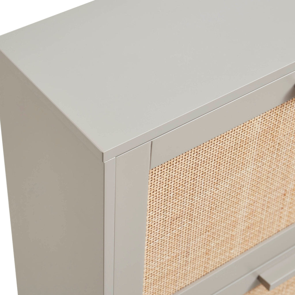 Dusklia - Isla Shoe Cabinet - Taupe