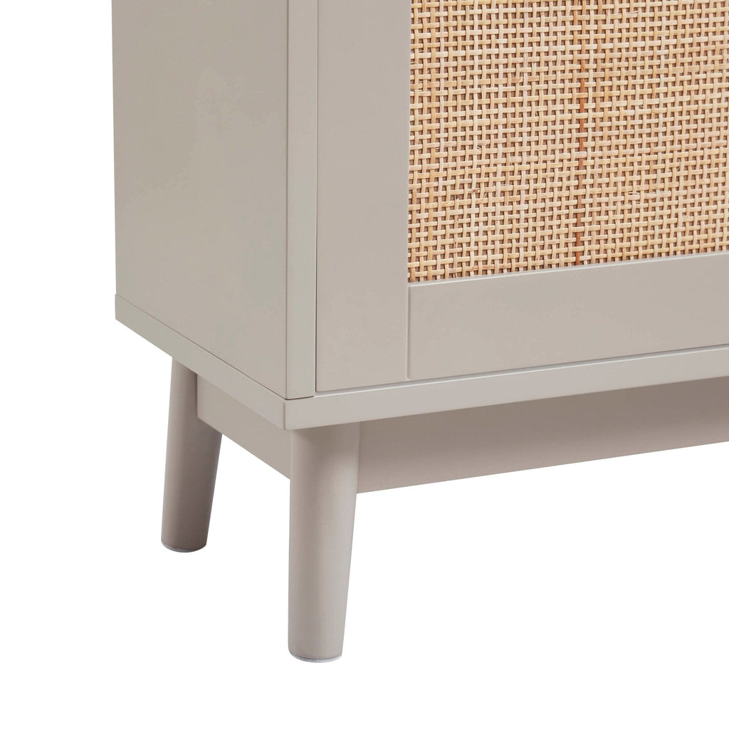 Dusklia - Isla Shoe Cabinet - Taupe