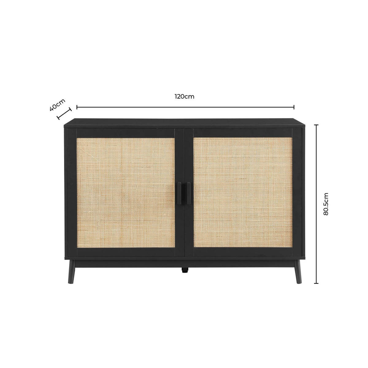 Dusklia - Isla Sideboard - Black