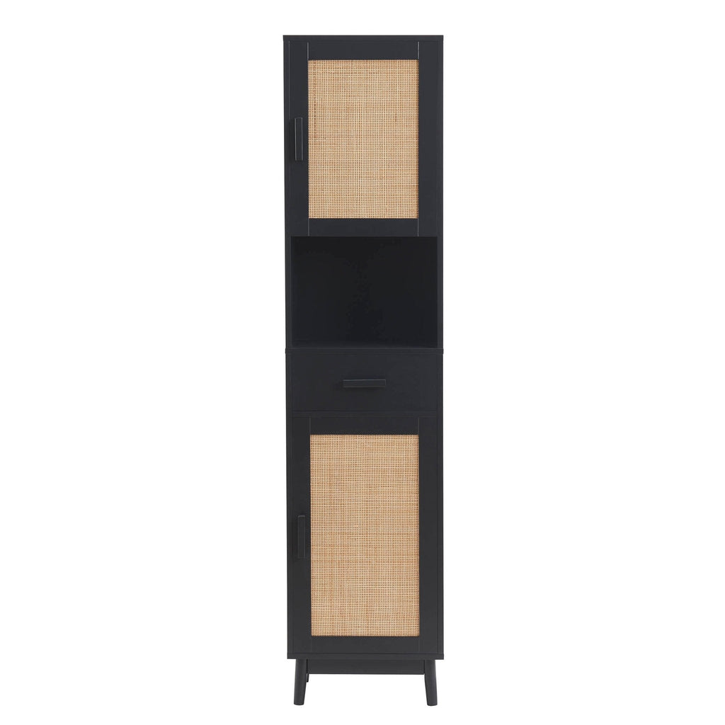 Dusklia - Isla Tall Storage Unit - Black