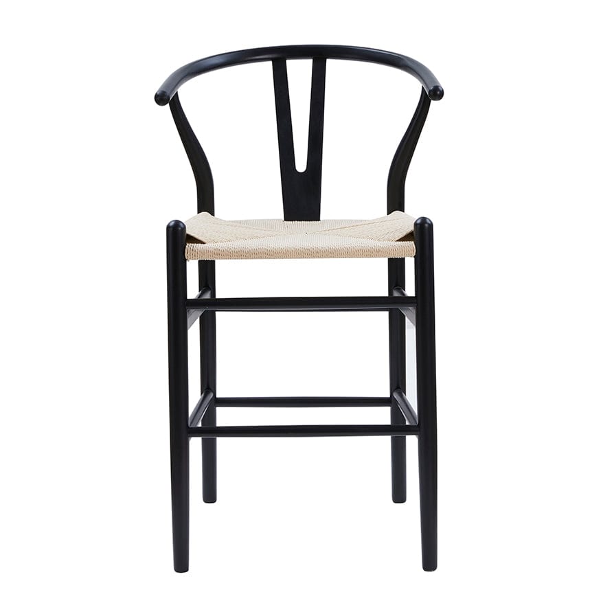 Dusklia - Jade Set of 2 Barstools - Black/Natural