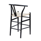 Dusklia - Jade Set of 2 Barstools - Black/Natural