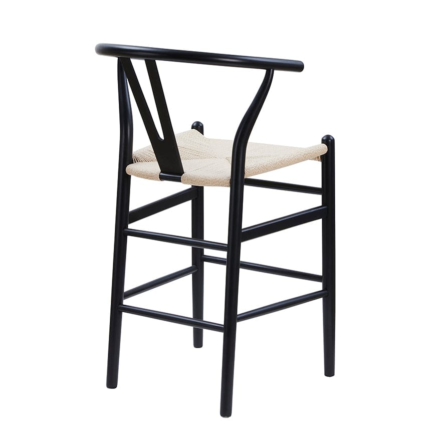 Dusklia - Jade Set of 2 Barstools - Black/Natural
