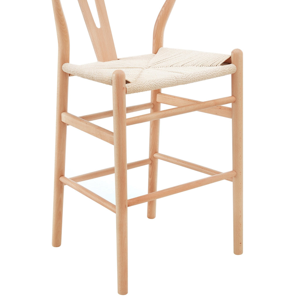 Dusklia - Jade Set of 2 Barstools - Natural/Wood