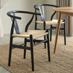 Dusklia - Jade Set Of 2 Dining Chairs - Black/Natural
