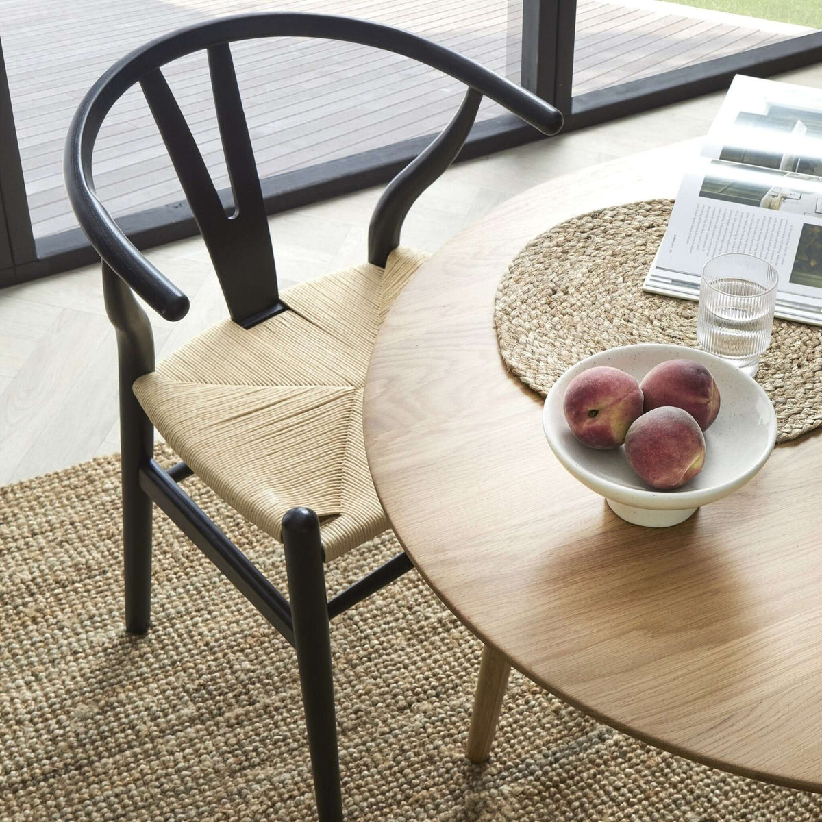 Dusklia - Jade Set Of 2 Dining Chairs - Black/Natural