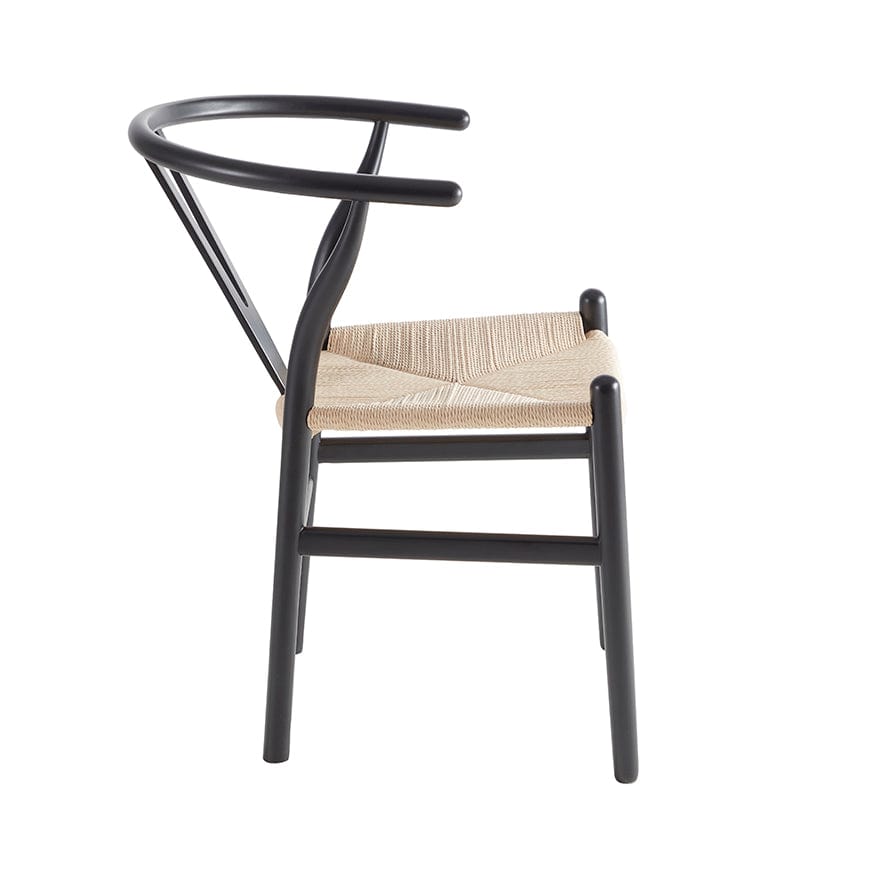 Dusklia - Jade Set Of 2 Dining Chairs - Black/Natural