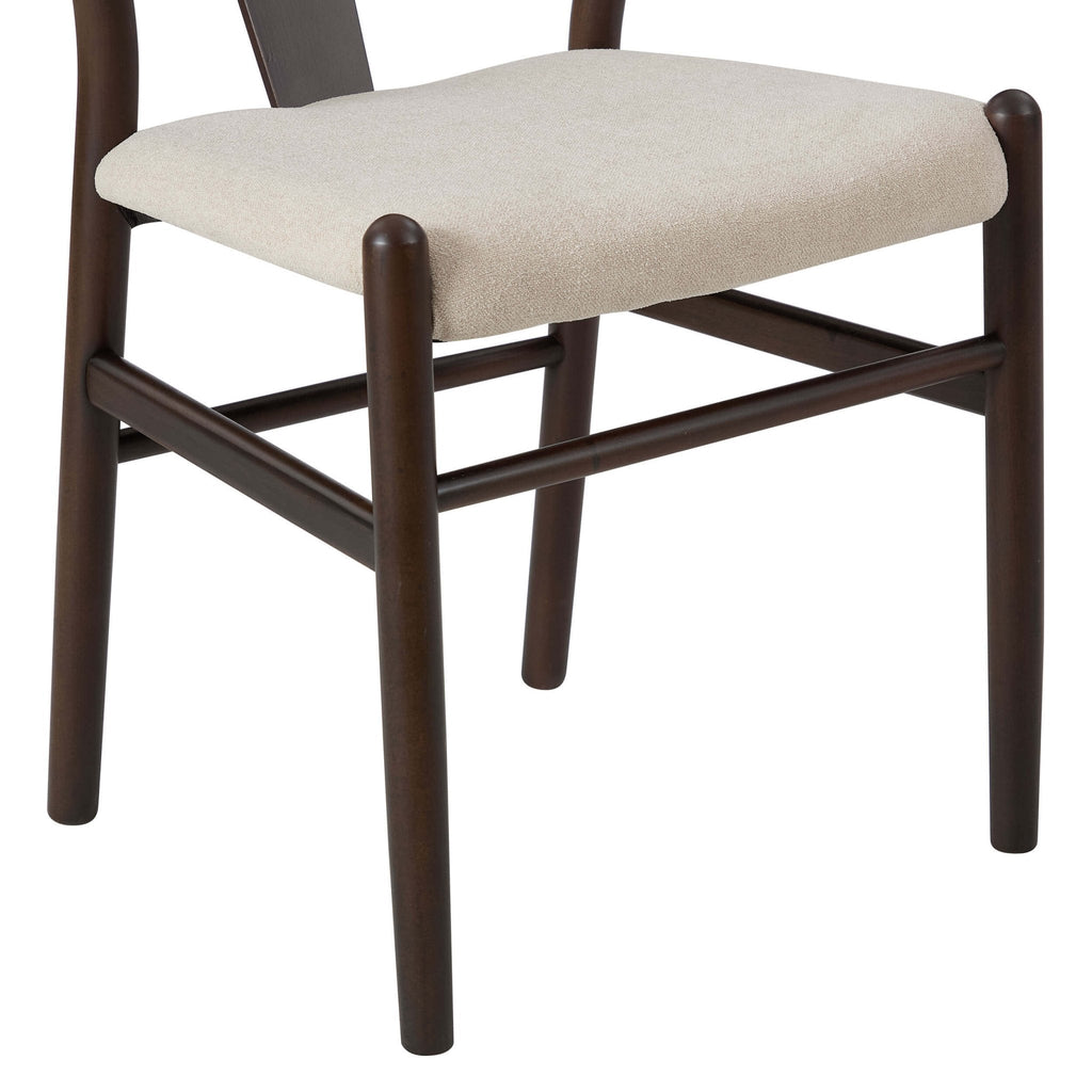 Dusklia - Jade Set of 2 Dining Chairs - Chenille Oatmeal