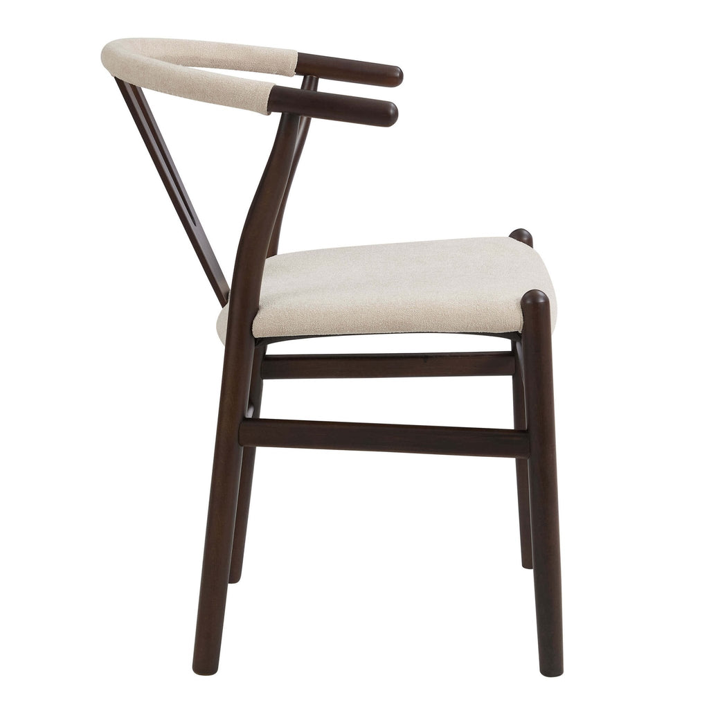 Dusklia - Jade Set of 2 Dining Chairs - Chenille Oatmeal