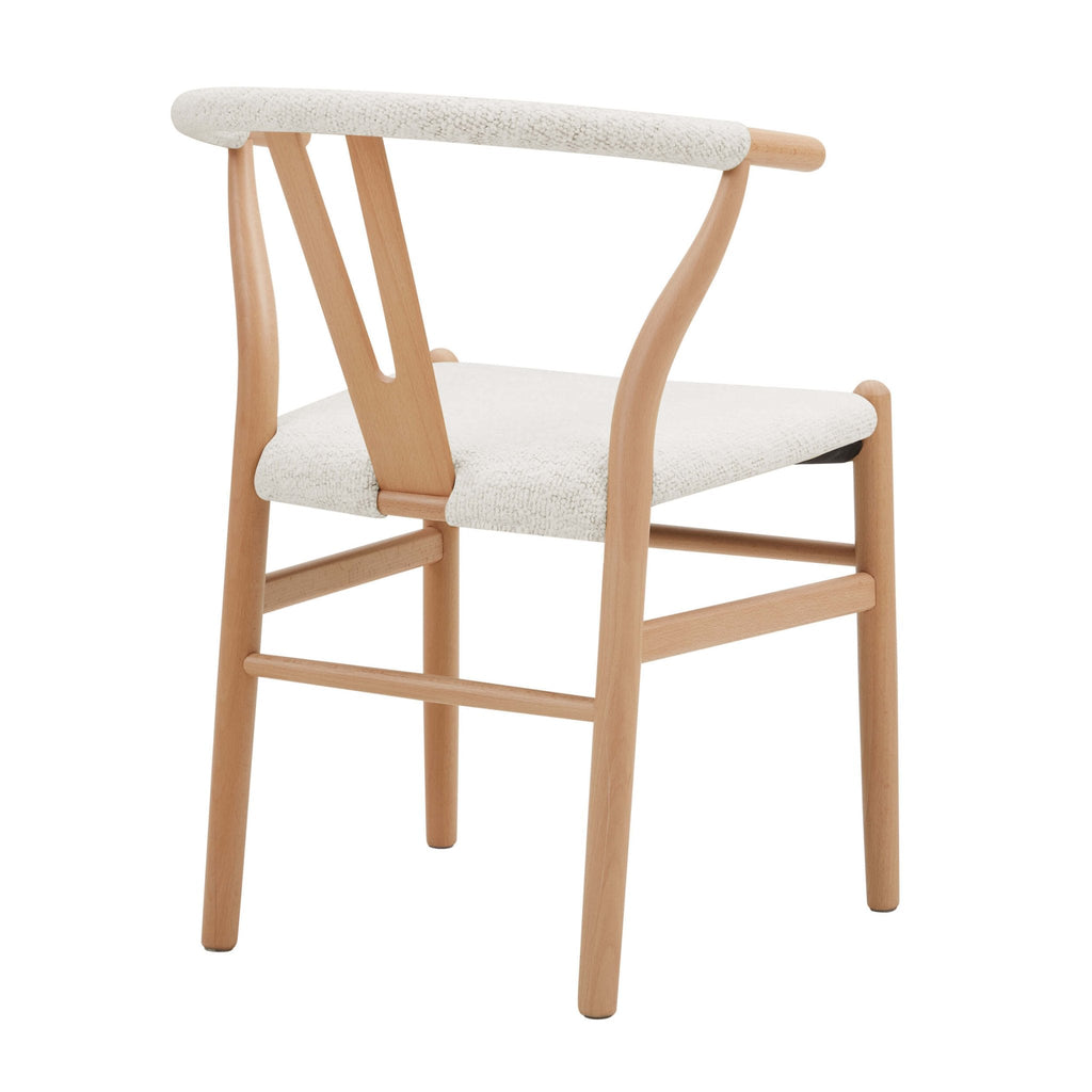 Dusklia - Jade Set of 2 Dining Chairs - Ivory Boucle
