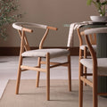 Dusklia - Jade Set of 2 Dining Chairs - Ivory Boucle
