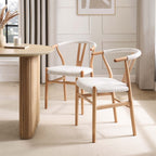 Dusklia - Jade Set of 2 Dining Chairs - Ivory Boucle