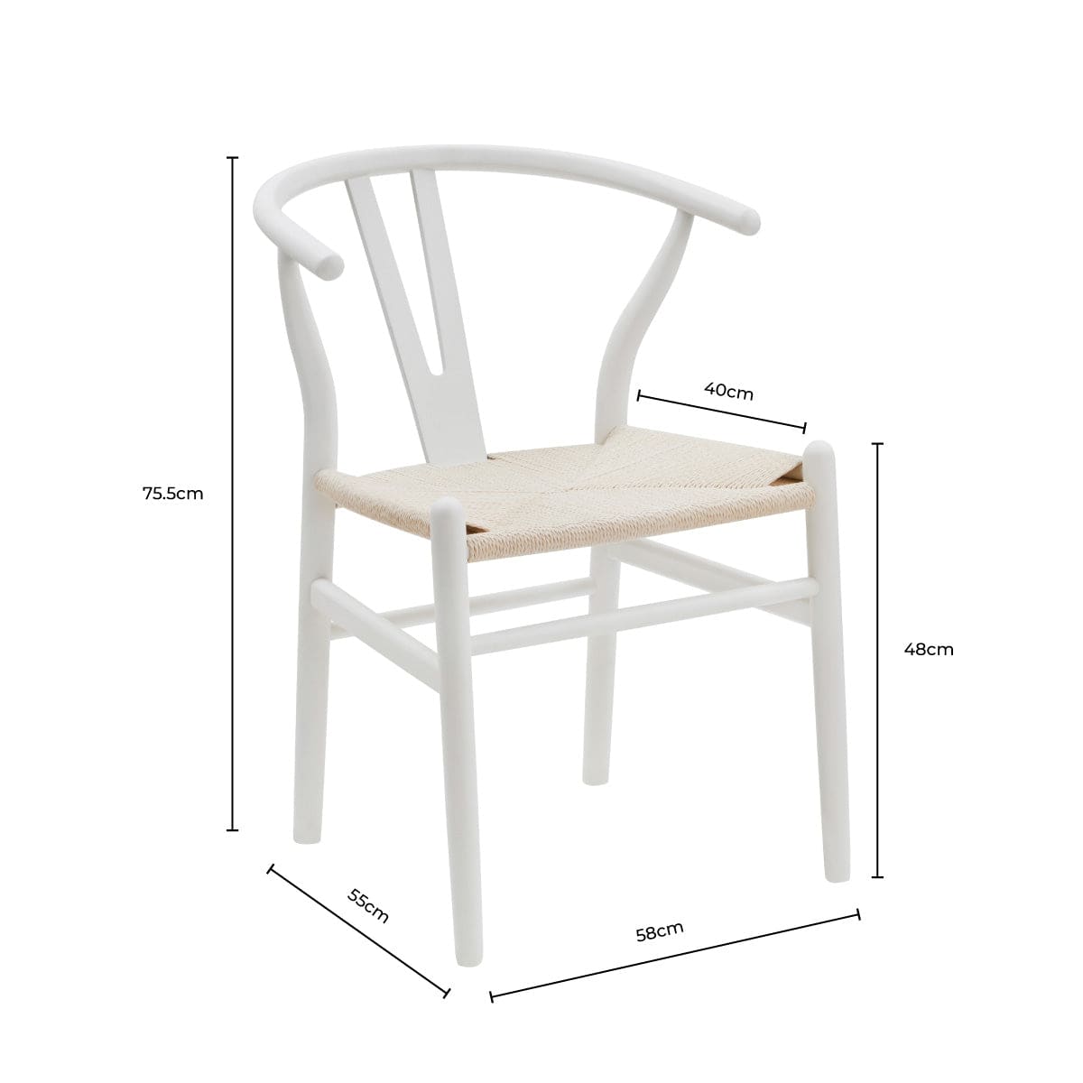 Dusklia - Jade Set Of 2 Dining Chairs - Light Beige/Natural