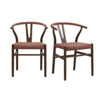 Dusklia - Jade Set of 2 Dining Chairs - Mauve