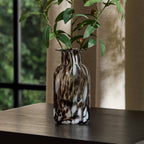 Dusklia - Jasmine Confetti Vase - Black/White