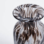 Dusklia - Jasmine Confetti Vase - Black/White
