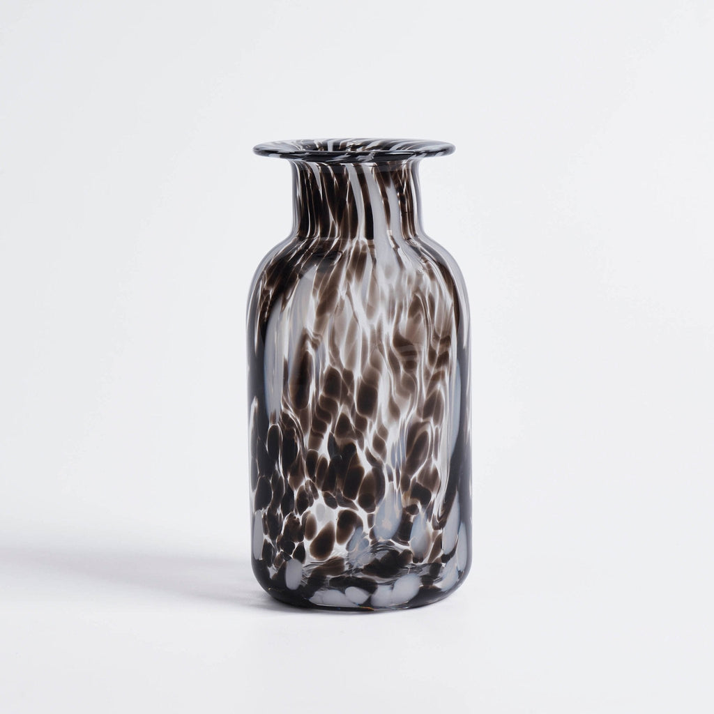 Dusklia - Jasmine Confetti Vase - Black/White
