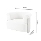 Dusklia - Jemima Accent Chair - Sand Boucle