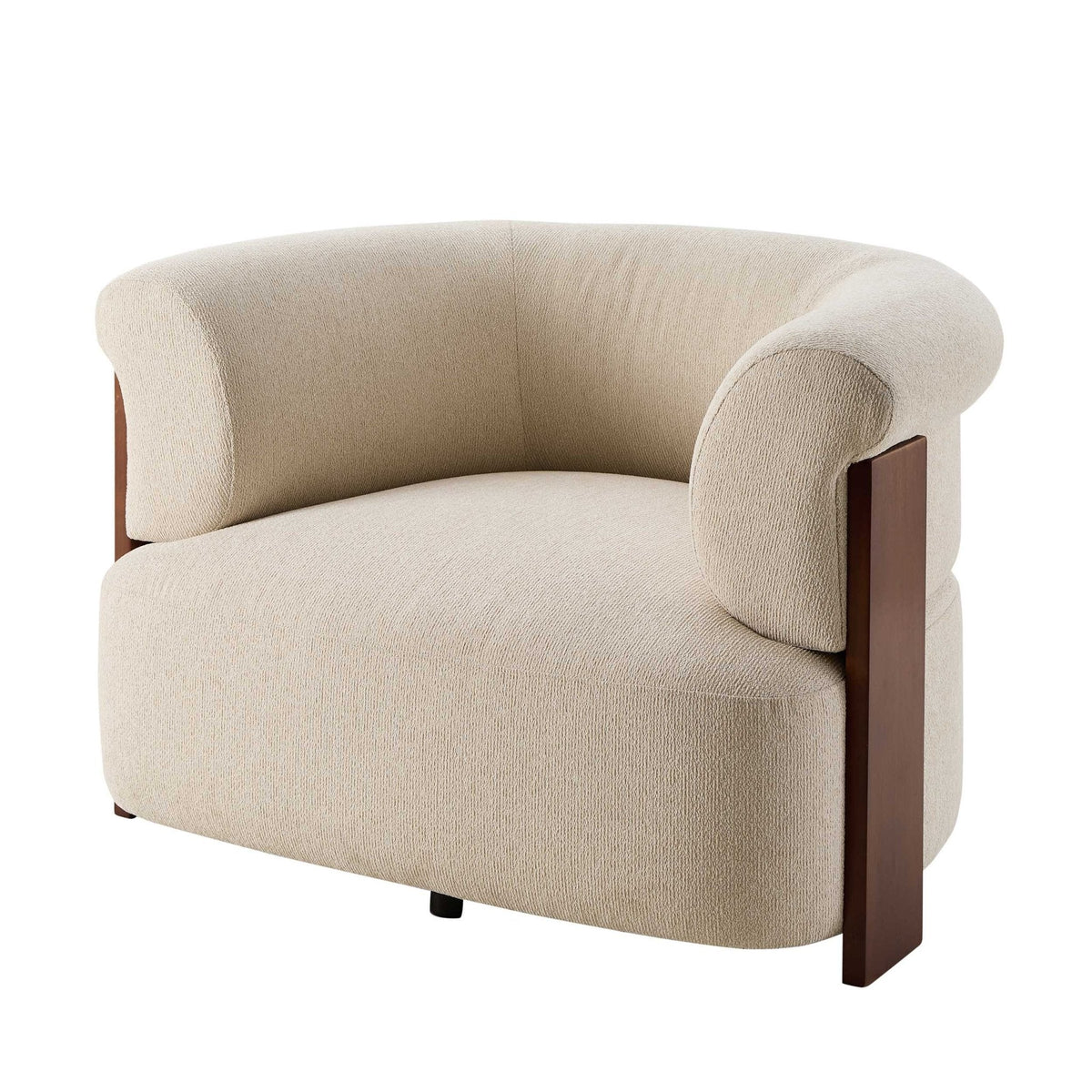 Dusklia - Jemima Accent Chair - Sand Boucle
